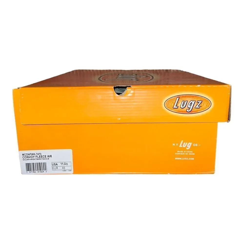 Lugz Men’s Convoy 6-Inch Boots Golden Wheat Tan 11M New